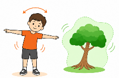 Ilustraci&oacute;n del &aacute;rbol que se balancea